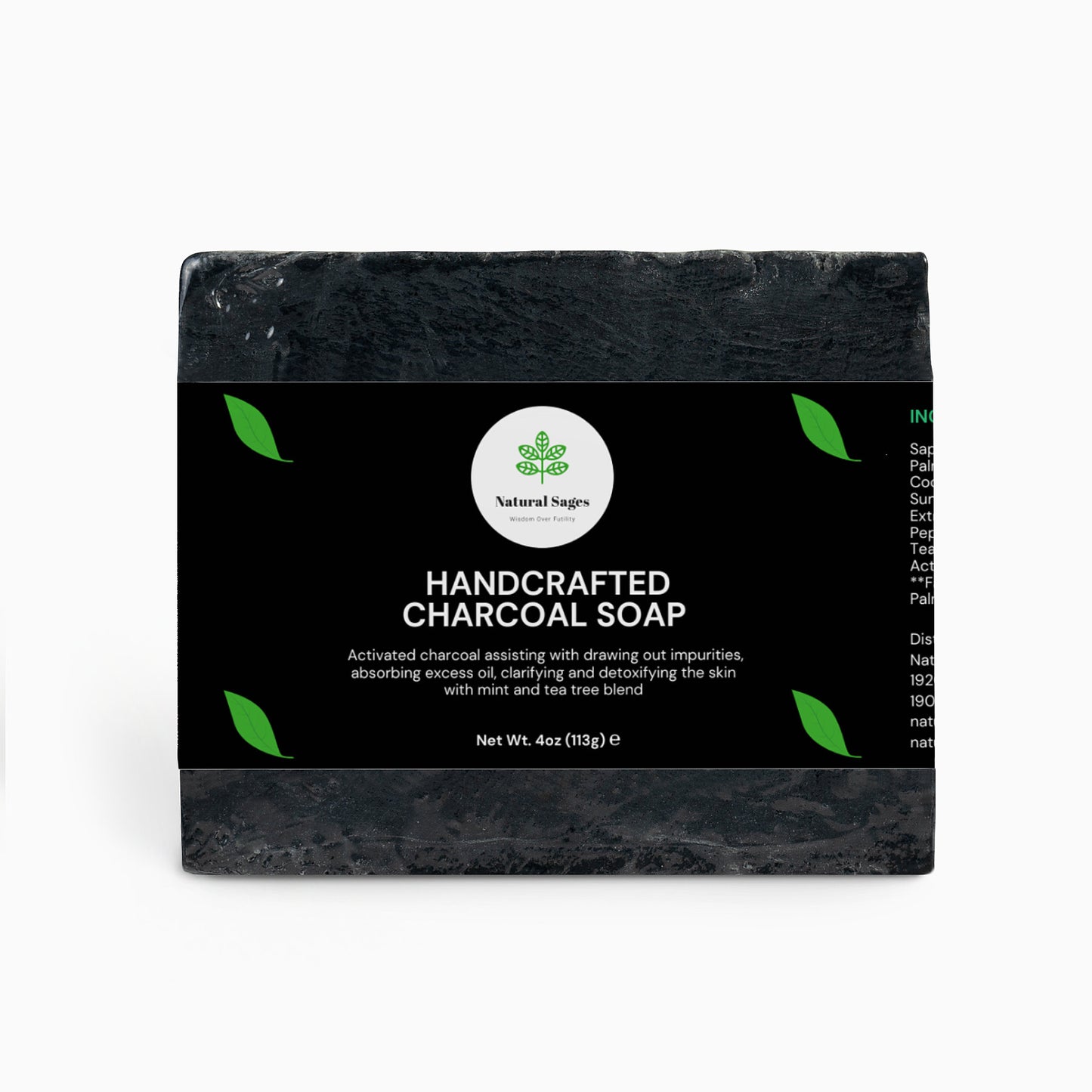 Handcrafted Charcoal Soap