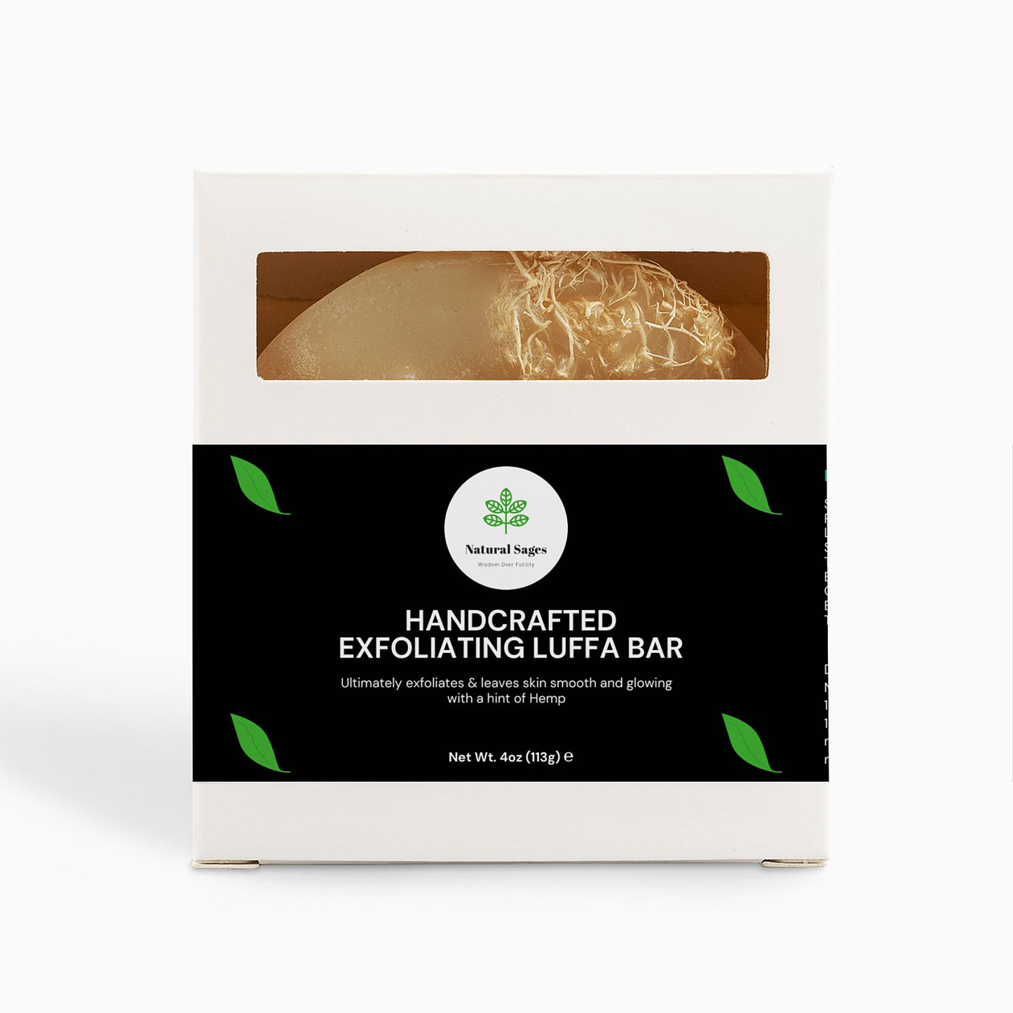 Handcrafted Exfoliating Luffa Bar