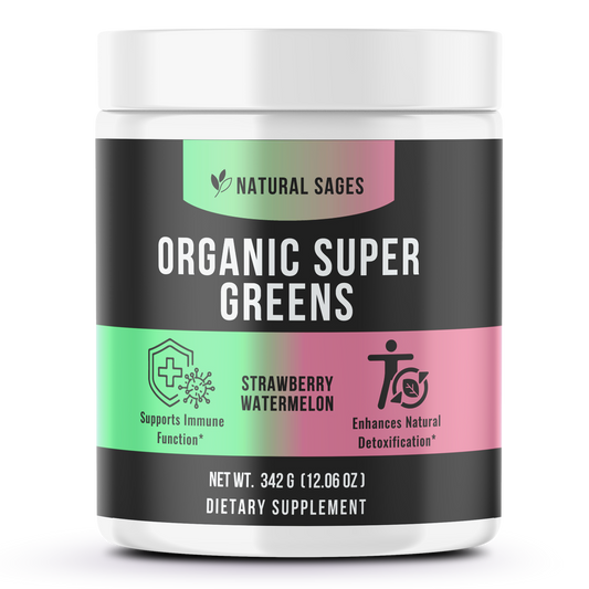 Organic Super Greens Strawberry Watermelon